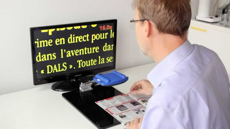 Froggyloupe in hoher Vergrößerung